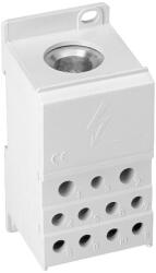 Siemens 5ST2511 elosztóblokk 1P 400A, be: 1x95-185mm2, ki: 2x2.5-25mm2, 5x 2.5-16mm2, 4x 2.5-10 mm2 (5ST2511)