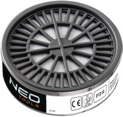 NEO TOOLS Szűrő, class P2, por és kis részecskék elleni védelem, 97-350-hez (97-361)