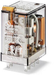 Finder 55.32. 8.024. 0040 miniatűr ipari relé 2CO(váltó) 10A 24V AC (55.32.8.024.0040)