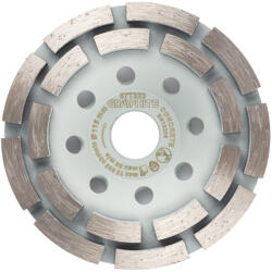 GRAPHITE Gyémánt csiszolókorong 115x22.2mm, szegmenses, 2 soros, száraz (57T323) - olaj
