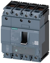 Siemens 3VA1125-4EE46-0AA0 kompakt megszakító 4P 25A 36kA, TM220 ATFM, vonalvédelem, nullavezető védelem nélkül, kengyeles csatlakozó (3VA11254EE460AA0)