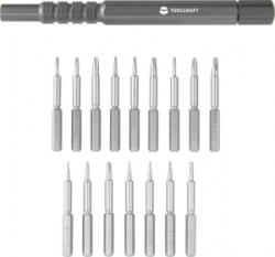 TOOLCRAFT Multimédiás Bit csavarhúzó készlet, 17 részes, (TO-7104987) (TO-7104987)