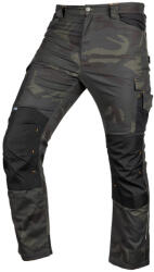 NEO TOOLS Munkásnadrág Mix&Match Canvas, 280g/m2, külső zsebek, Cordura részek, fényvisszav. betétek, zöld-terepszínű, S (81-350-1-S)