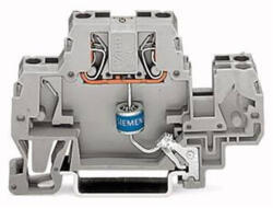 Wago 870-523/281-579 Alkatrész-sorkapocs, kétemeletes, gáztöltésű túlfeszültség levezetővel 2, 5mm2 (870-523/281-579)