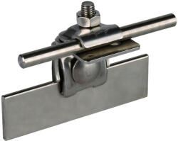 DEHN Korckapocs NIRO befogási tartomány 0, 7-8 mm könyök kapocsbakkal Rd 6-10 mm-hez 365059 (365059)