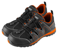 NEO TOOLS Munkacipő, nyitott, S1 SRA, fémmentes, kompozit lábújvédő, 39 (82-079-39)