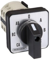 TRACON Voltmérő átkapcsoló vonali és fázisfeszültségre TKU-K Tracon (TKU-K)