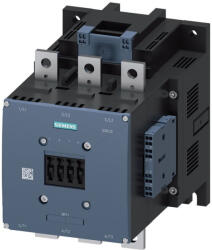Siemens 3RT1075-2AV36 mágneskapcsoló, 200kW/400A, 380-420VAC/DC, 2NO+2NC, S12, rugós (3RT10752AV36)