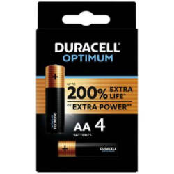 Duracell Optimum Ceruzaelem Alkáli mangán 1.5 V 4 db (MN1500 Optimum 4AA) (MN1500 Optimum 4AA)