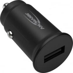 ANSMANN 1xUSB-A autós töltő fekete (1000-0031) (1000-0031) - aqua