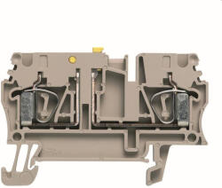 Weidmüller mérő-bontó sorkapocs ZTR 2.5 (0, 05-4mm2), TS35/Wemid, 600V/20A, bézs 1831280000 (1831280000)