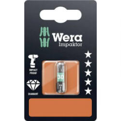 Wera Gyémántbevonatos ötvözött szerszámacél Torx BIT T 30 Wera 867/1 IMP DC SB SiS 05073926001 (05073926001)