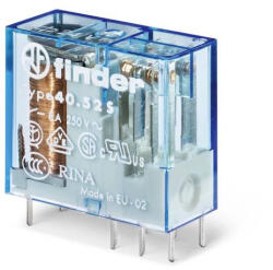Finder 40.52. 7.024 relé 2CO(váltó) 8A 24V DC érzékeny, 5mm lábkiosztás, NYÁK-ba vagy foglalatba (40.52.7.024.0000)