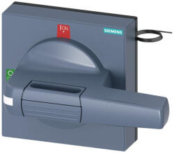 Siemens 8UD1841-2CF01 forgatókar, 100x100mm, 0-1, szürke, világítással, (3KD size 3, 3KF size 2/3) (8UD18412CF01)
