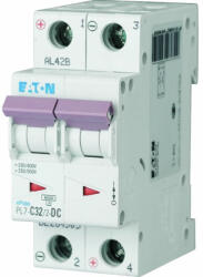 Eaton kismegszakító, 10kA, kétpólusú DC, pl7-c32/2-dc-264905 (264905)
