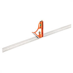 NEO TOOLS Profi szögmérő, derékszög és vonalzó 60cm (72-126)
