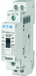 Eaton installációs relé, on-aut-off kapcsoló, 1 nyitó érintkező+ 1 záró érintkező, 20A, z-tn230/1s1o-267975 (267975)