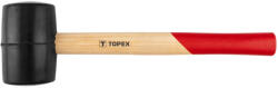 TOPEX Gumikalapács 60mm/400g, fanyelű (02A325-1) - olaj