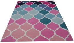 Bedora Színes Bedora szőnyeg, 160x230 cm, 100% gyapjú, többszínű, kézzel kidolgozott