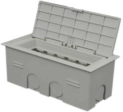 Kopos Padlódoboz komplett 175x80x68 betonba szürke halogénmentes, KOPOBOX MINI B KB Kopos (KOPOBOX MINI B_KB)