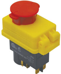 TRACON Relés biztonsági kapcsoló, gombafejű reteszeléssel 5PIN, 12A 6, 3×0, 8mm IP54 SSTM-015 Tracon (SSTM-015)