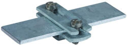 DEHN 284040 Fali laposacél/szalag tartó FI 40 mm-hez St/tZn ovális furattal 6, 5x16 mm FBH ZS 40 B6.5X16 STTZN (284040)