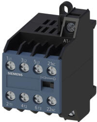 Siemens 3TG1001-0AL2 mágneskapcsoló, 4P 20A(AC1), 3NO+1NC, 230VAC 45-450Hz, csavaros csatlakozás (3TG10010AL2)