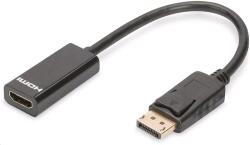 C-TECH DisplayPort HDMI Átalakító Fekete 15cm CB-AD-DP-HDMI (CB-AD-DP-HDMI)