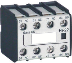 Ganz KK Kft Hi-22/d segédérintkező (202-4525-009)