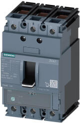 Siemens 3VA1112-3EE36-0AA0 kompakt megszakító 3P 125A 25kA, TM220 ATFM, vonalvédelem, kengyeles csatlakozó (3VA11123EE360AA0)