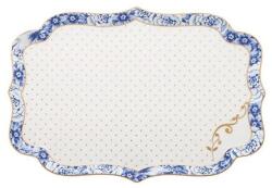 Azay Tányér 26x18cm, Királyi Fehér porcelán (GDPIP51018027)