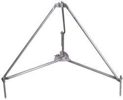 DEHN Háromlábú behajtható állvány félhéjjal D40/D 50 mm-es támasztócsövekhez, 680 mm-es sugárral 5fokos tetőmeredekségig NIRO 107390 DG MOD PV SCI 500 (107390)