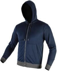 NEO TOOLS Pulóver kapucnival comfort, sötétkék, 60% poliészter 40% műselyem, xl (81-513-XL)