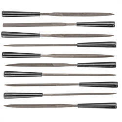 TOPEX Tűreszelő készlet 10db (3x140mm) (06A015)