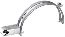 J. Pröpster 110521 R Niro tetővezeték tartó, kúpcserépre, Rd 10mm, V2A, eltartás: 37mm (110521 R)