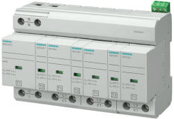 Siemens 5SD7444-1 kombinált túlfeszültség levezető, T1+2/B+C, 3+1P, 100kA, 350V, TNS/TT, távjelzéssel (5SD74441)