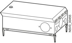 Siemens BVP: 262473 BD2-AK02X/F2258-3 leágazó, 3P 22x58 biztosító aljzattal, fém tokozat (BVP:262473)