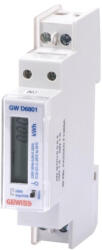 Gewiss Fogyasztásmérő 1F 32A digitális, MID hitelesített , DIN sínre, 1modulos közvetlen IP20 GWD6802 (GWD6802)