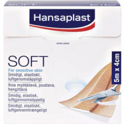  1556526 Hansaplast SOFT vakolatok (H x Sz) 5 m x 4 cm (1556526)
