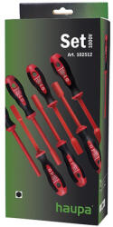 HAUPA 102512 VDE dugókulcs készlet 7 részes 1000V 2-komponensű nyéllel (102512)