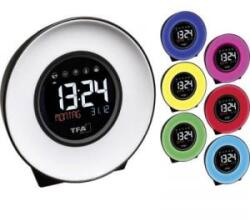 TFA 60.2023. 02 Kvarc Ébresztőóra Fehér, Kék, Sárga, Zöld, Rózsa, Piros, Világoskék Riasztási idők 1 (60.2023.02)