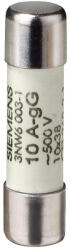 Siemens 3NW6005-1 hengeres biztosító betét, 10x38, 16A, 500VAC, gG (3NW60051) - lumenet