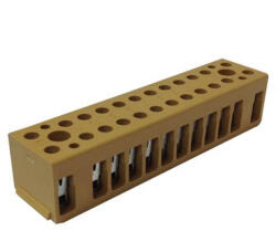 Weidmüller többpólusú kapocsléc 400V/32A 0, 33-4mm3 BK 12 CRN 0625320000 (0625320000)