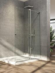 Fluminia Paravan de duș Walk In Fluminia, Vario, cu lățime variabilă, format din 2 părți, easy clean, R22WI01-L-120 (R22WI01-L-120)