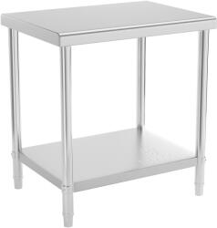 Royal Catering Rozsdamentes acél munkaasztal - ECO - 80 x 60 cm - 250 kg - Royal Catering (RCAT-80/60-NW)