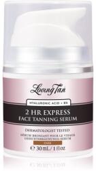 Loving Tan 2 HR Express ser autobronzant pentru fata culoare Dark 30 ml
