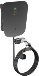 OBO Wallbox elektromos töltőállomás Key Protect túlfeszültség védelemmel, fekete 370x340x136 6570026 (6570026)