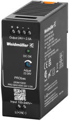Weidmüller Tápegység PRO BAS 60W 24V 2.5A, Weidmüller, 2838410000 (2838410000)
