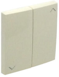 ELKO EP 90612 TMF Kettes billentyű redőnynyomógombhoz, elefántcsont, Elko Ep (90612TMF)