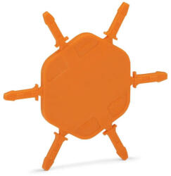 Wago 2020-100 Kódolóláb-tartó, 6 kódoló lábbalanyacsatlakozók kódolásához dugaszolható sorkapcsoknak, narancssárga (2020-100)